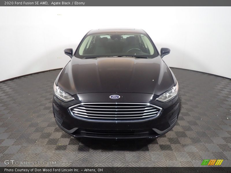 Agate Black / Ebony 2020 Ford Fusion SE AWD