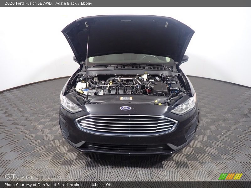 Agate Black / Ebony 2020 Ford Fusion SE AWD