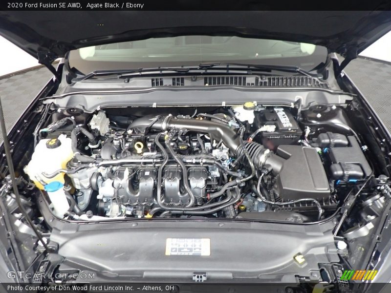 Agate Black / Ebony 2020 Ford Fusion SE AWD