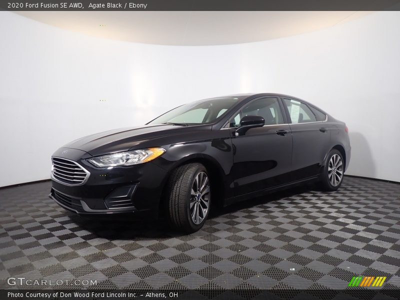 Agate Black / Ebony 2020 Ford Fusion SE AWD