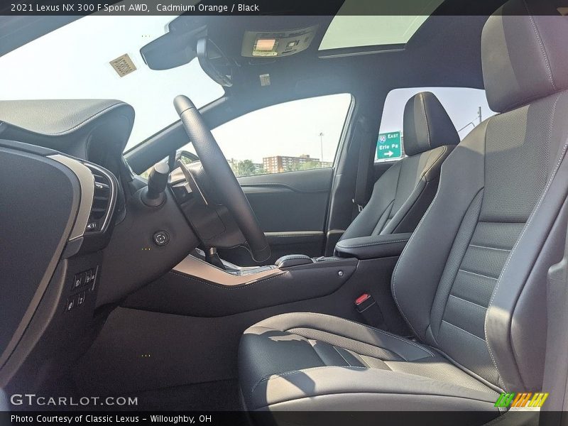 Cadmium Orange / Black 2021 Lexus NX 300 F Sport AWD