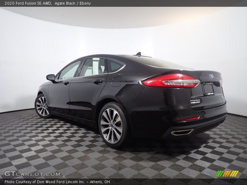Agate Black / Ebony 2020 Ford Fusion SE AWD