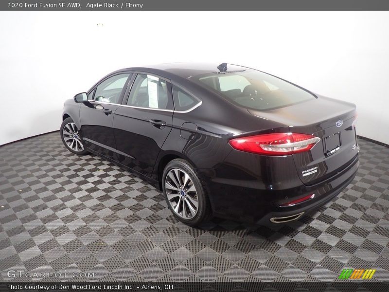 Agate Black / Ebony 2020 Ford Fusion SE AWD