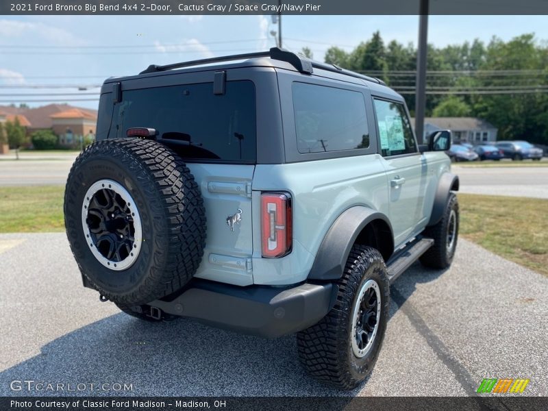 Cactus Gray / Space Gray/Navy Pier 2021 Ford Bronco Big Bend 4x4 2-Door