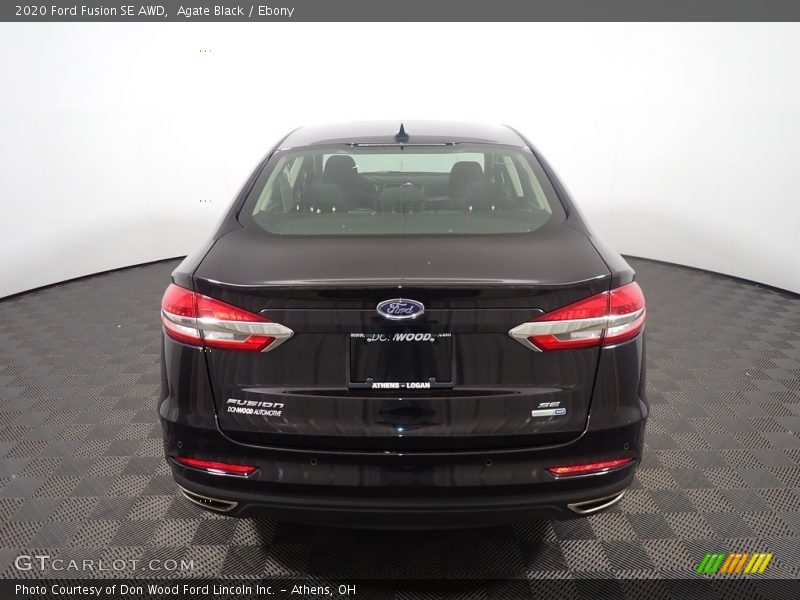 Agate Black / Ebony 2020 Ford Fusion SE AWD