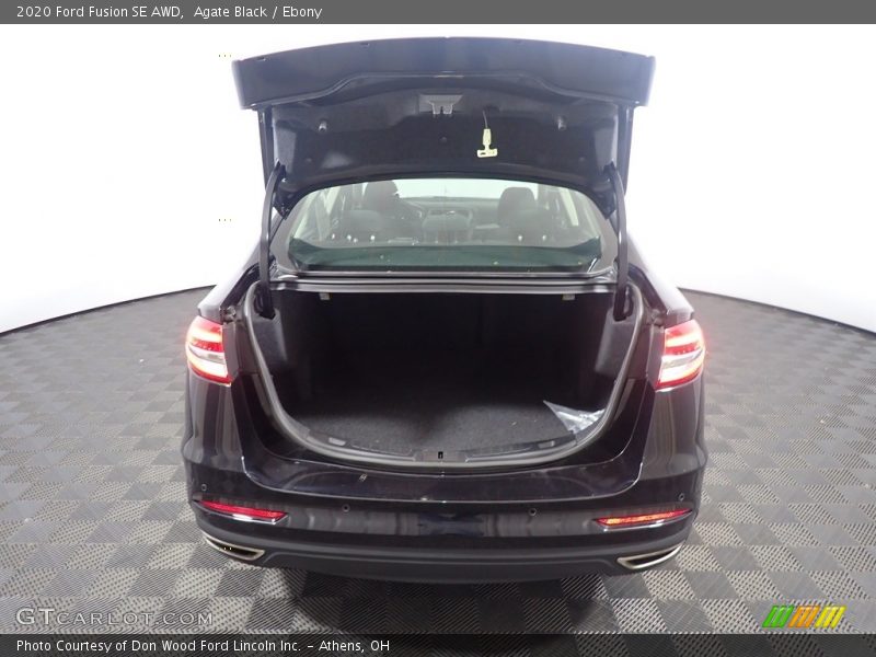 Agate Black / Ebony 2020 Ford Fusion SE AWD