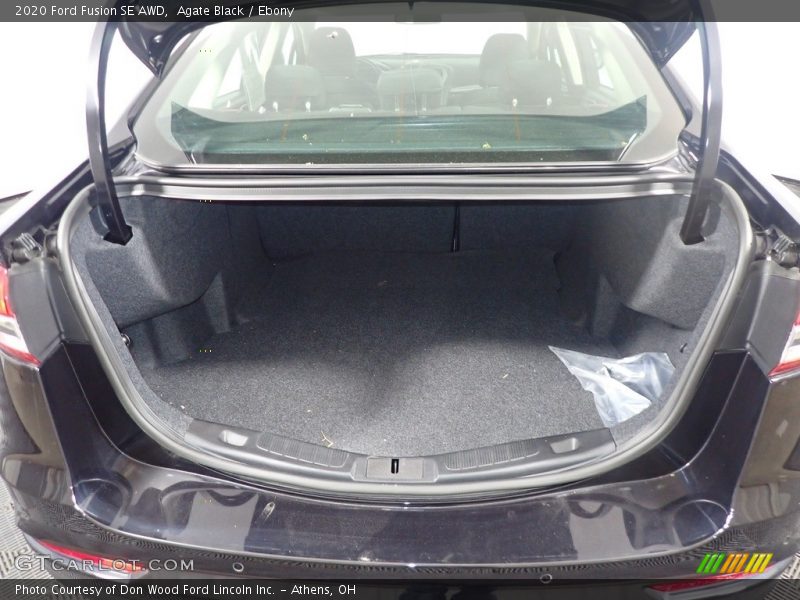 Agate Black / Ebony 2020 Ford Fusion SE AWD