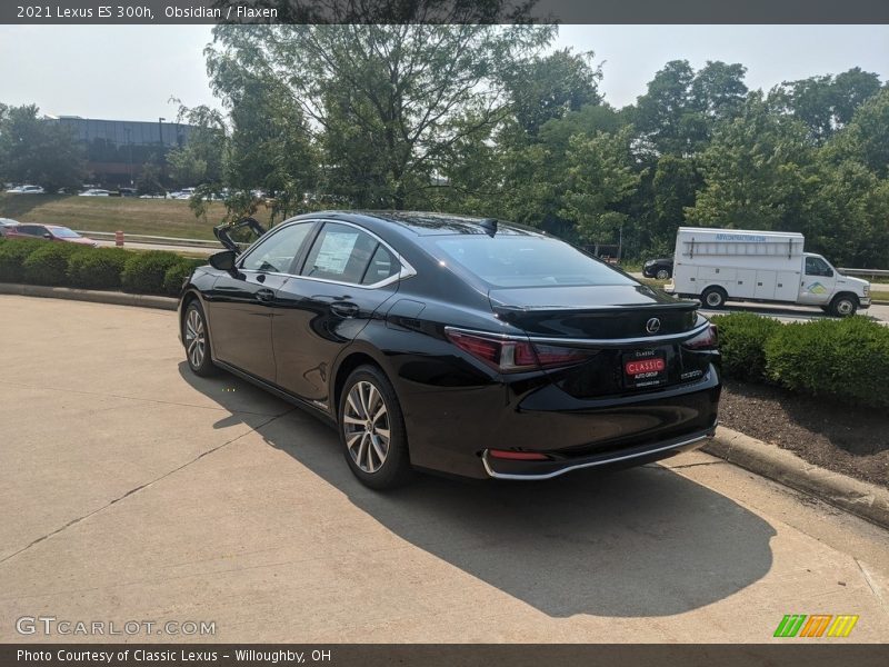 Obsidian / Flaxen 2021 Lexus ES 300h