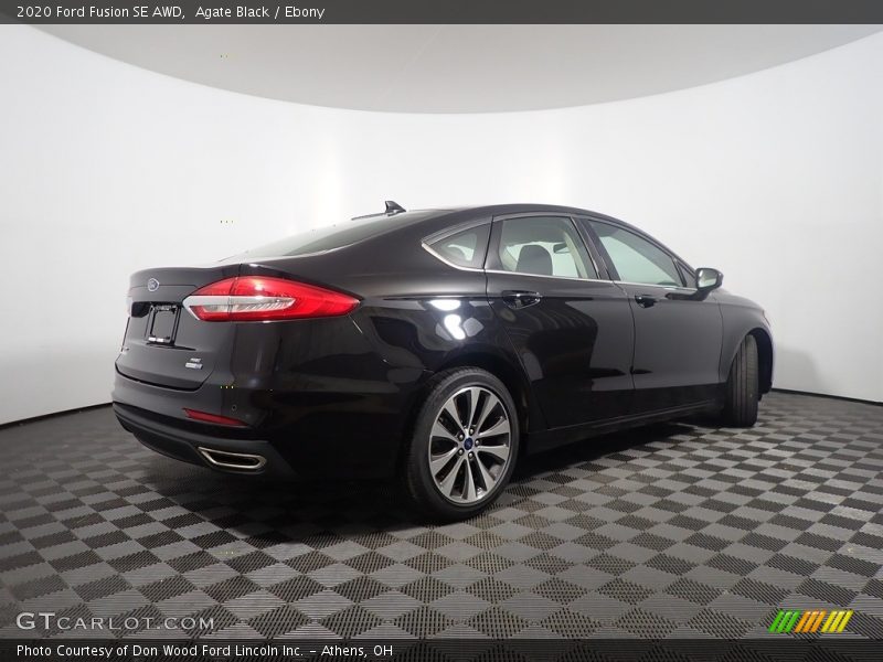 Agate Black / Ebony 2020 Ford Fusion SE AWD