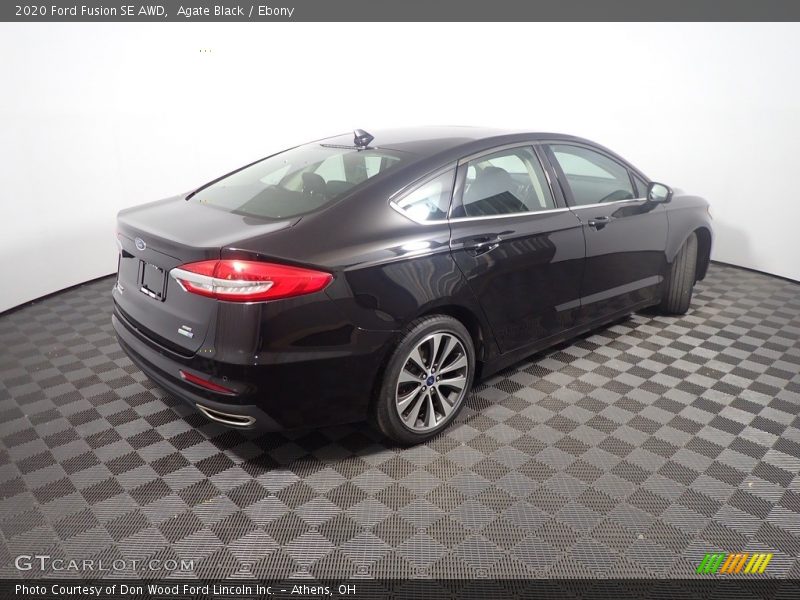 Agate Black / Ebony 2020 Ford Fusion SE AWD