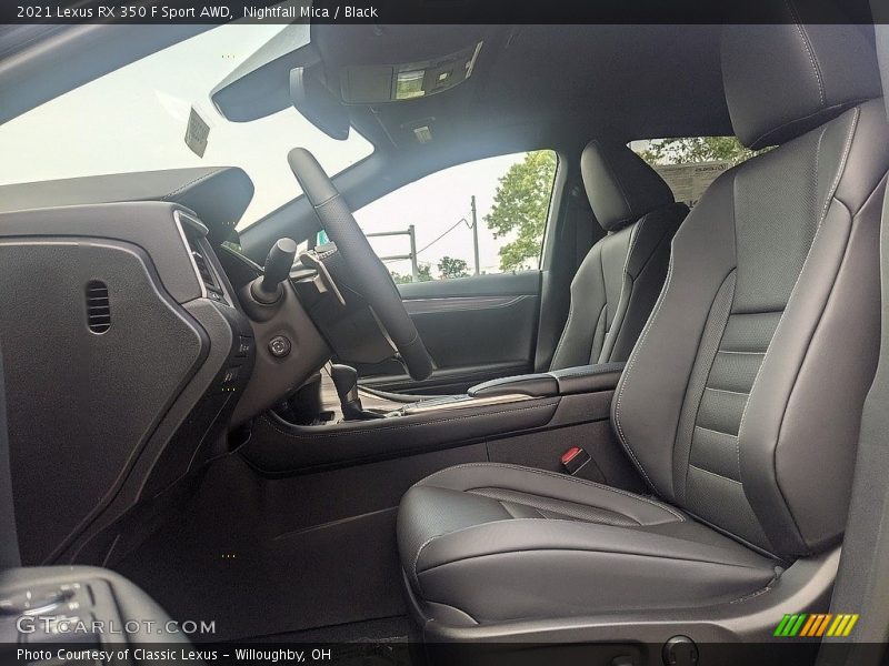 Nightfall Mica / Black 2021 Lexus RX 350 F Sport AWD