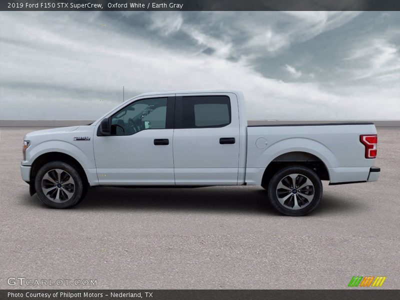 Oxford White / Earth Gray 2019 Ford F150 STX SuperCrew
