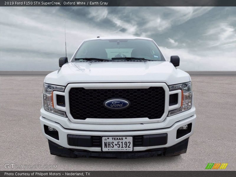 Oxford White / Earth Gray 2019 Ford F150 STX SuperCrew