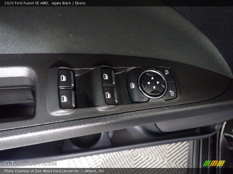 Agate Black / Ebony 2020 Ford Fusion SE AWD