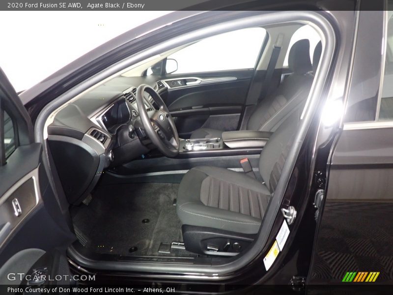Agate Black / Ebony 2020 Ford Fusion SE AWD