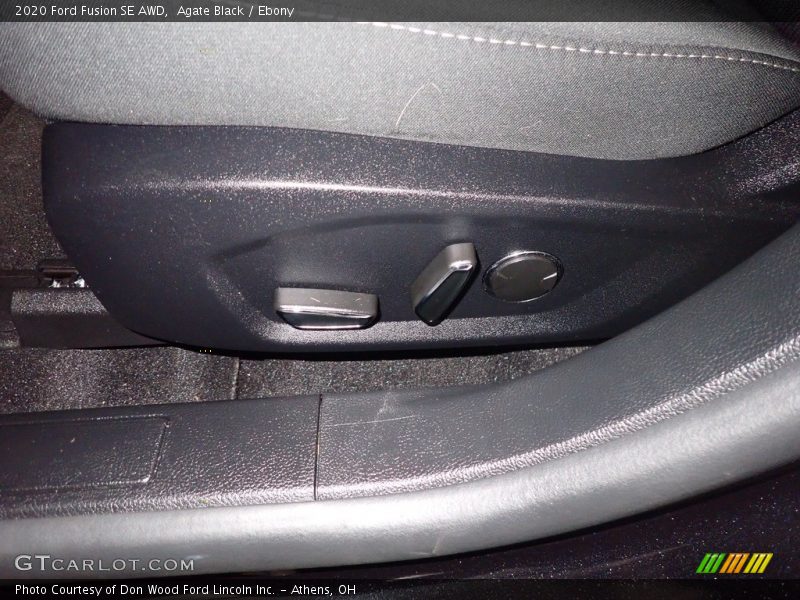 Agate Black / Ebony 2020 Ford Fusion SE AWD