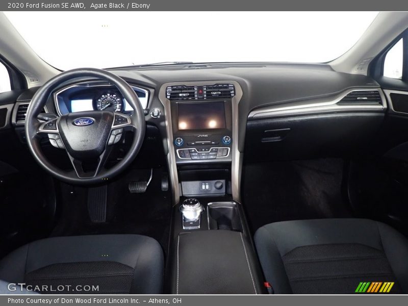 Agate Black / Ebony 2020 Ford Fusion SE AWD