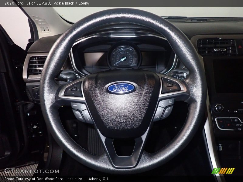 Agate Black / Ebony 2020 Ford Fusion SE AWD