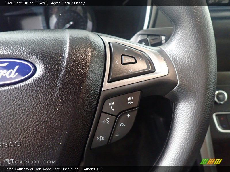 Agate Black / Ebony 2020 Ford Fusion SE AWD