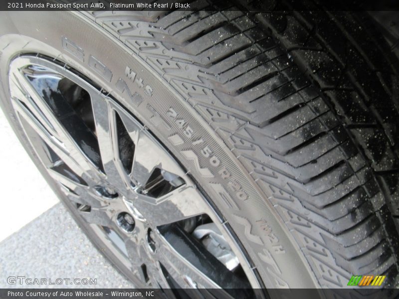 Platinum White Pearl / Black 2021 Honda Passport Sport AWD
