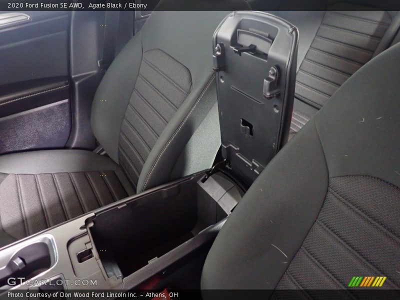 Agate Black / Ebony 2020 Ford Fusion SE AWD
