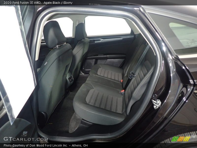 Agate Black / Ebony 2020 Ford Fusion SE AWD