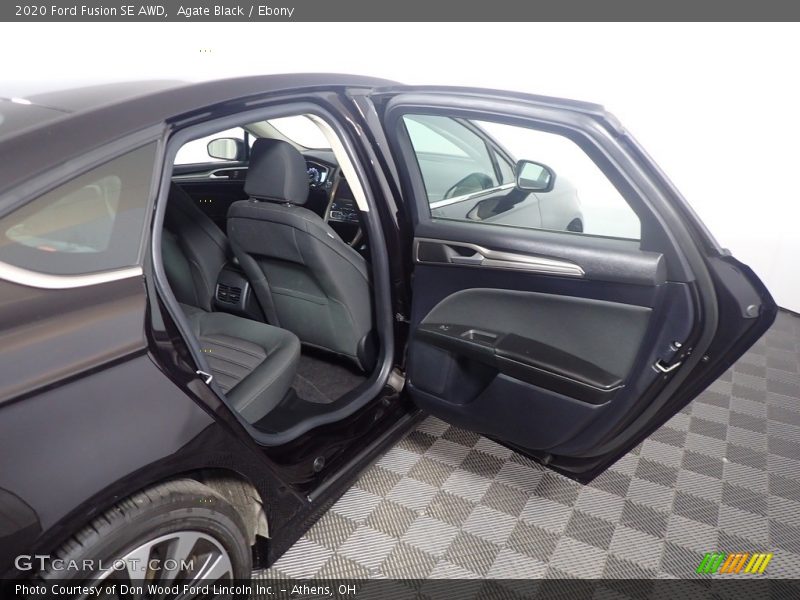 Agate Black / Ebony 2020 Ford Fusion SE AWD
