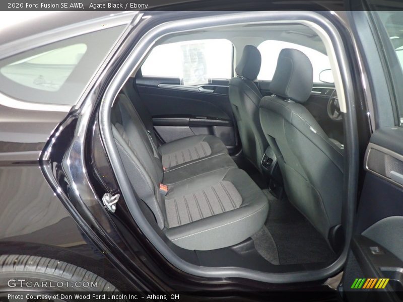 Agate Black / Ebony 2020 Ford Fusion SE AWD