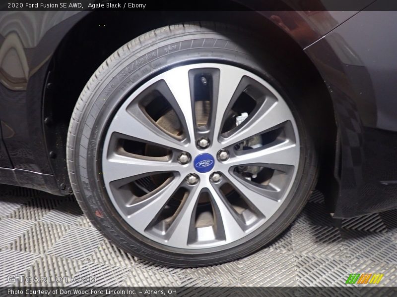 Agate Black / Ebony 2020 Ford Fusion SE AWD