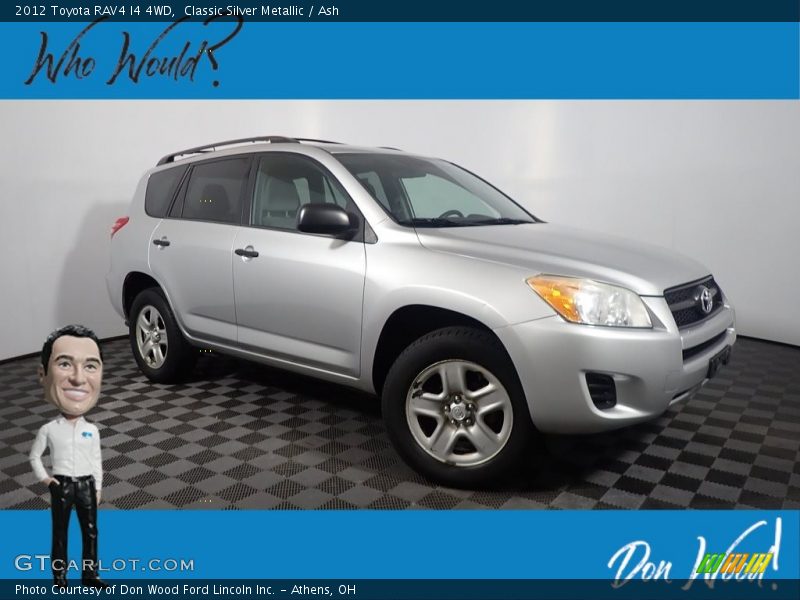 Classic Silver Metallic / Ash 2012 Toyota RAV4 I4 4WD