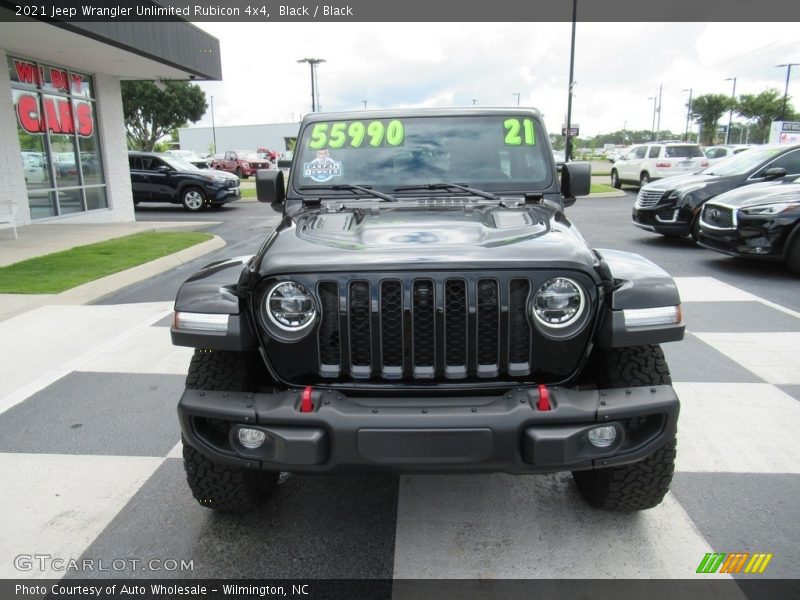 Black / Black 2021 Jeep Wrangler Unlimited Rubicon 4x4
