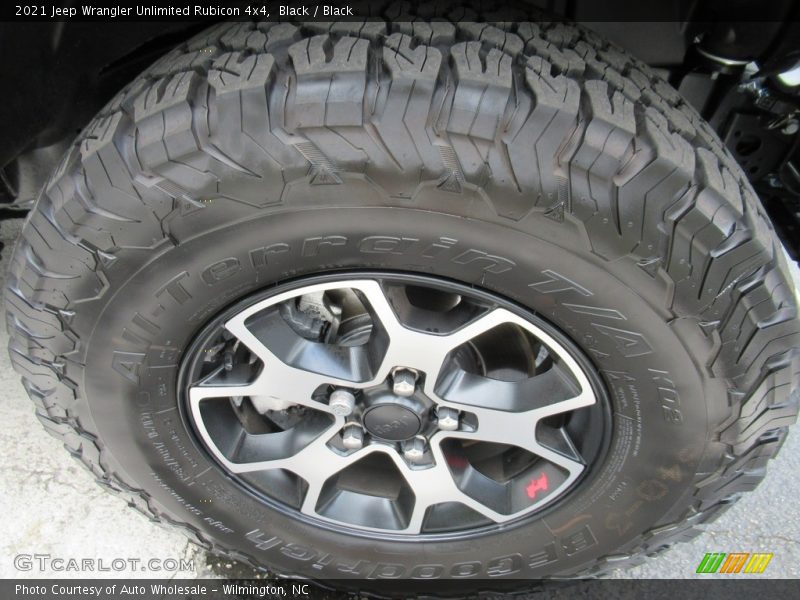 Black / Black 2021 Jeep Wrangler Unlimited Rubicon 4x4