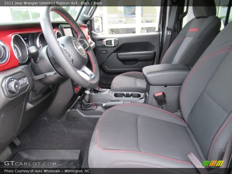 Black / Black 2021 Jeep Wrangler Unlimited Rubicon 4x4