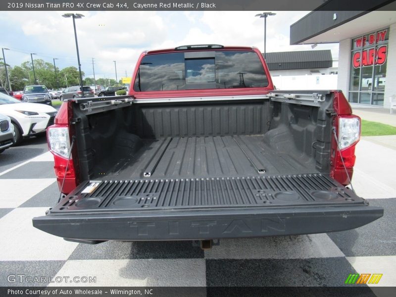 Cayenne Red Metallic / Black 2019 Nissan Titan PRO 4X Crew Cab 4x4