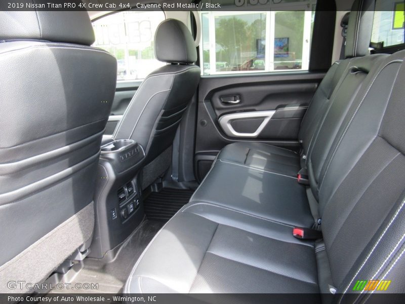 Cayenne Red Metallic / Black 2019 Nissan Titan PRO 4X Crew Cab 4x4