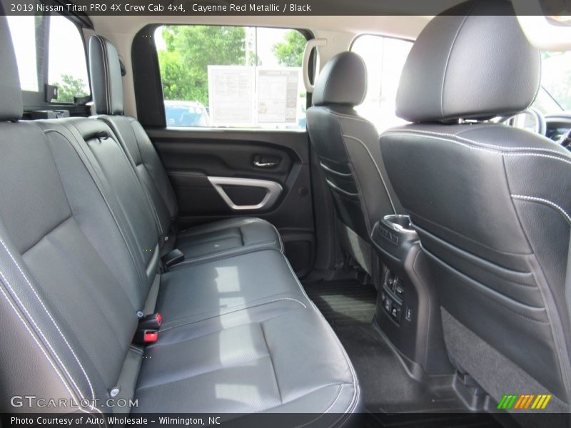 Cayenne Red Metallic / Black 2019 Nissan Titan PRO 4X Crew Cab 4x4