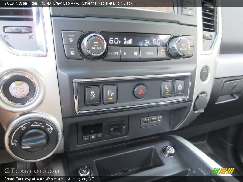 Cayenne Red Metallic / Black 2019 Nissan Titan PRO 4X Crew Cab 4x4