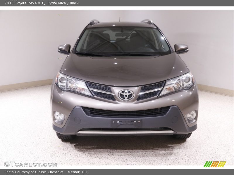 Pyrite Mica / Black 2015 Toyota RAV4 XLE