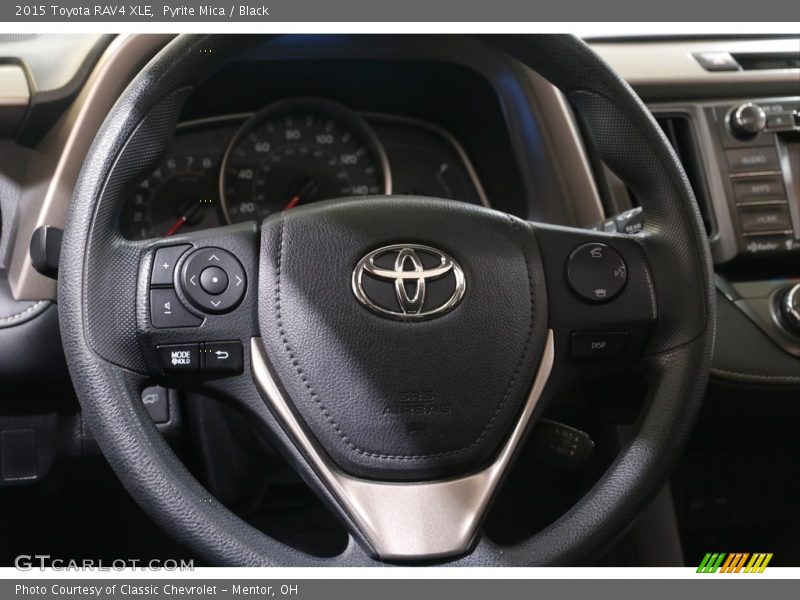 Pyrite Mica / Black 2015 Toyota RAV4 XLE