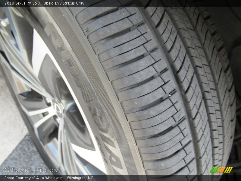 Obsidian / Stratus Gray 2018 Lexus RX 350