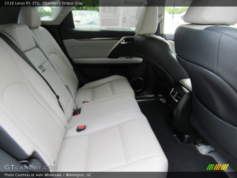 Rear Seat of 2018 RX 350