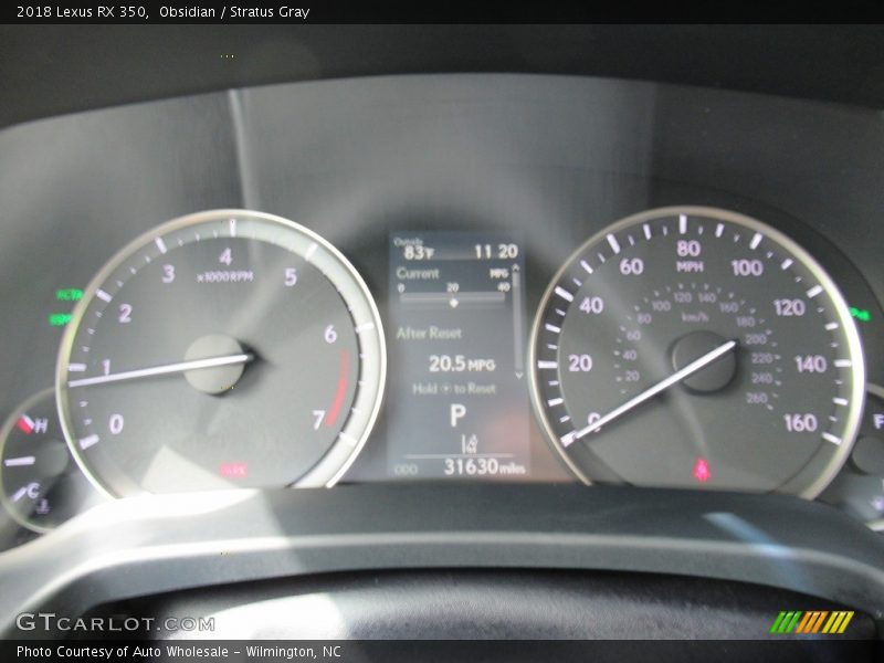  2018 RX 350 350 Gauges