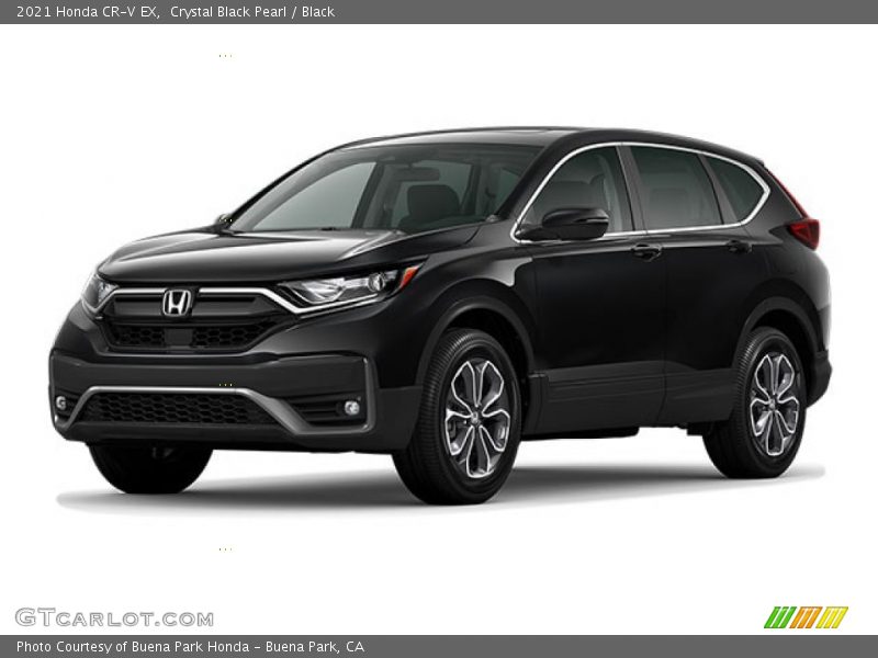 Crystal Black Pearl / Black 2021 Honda CR-V EX