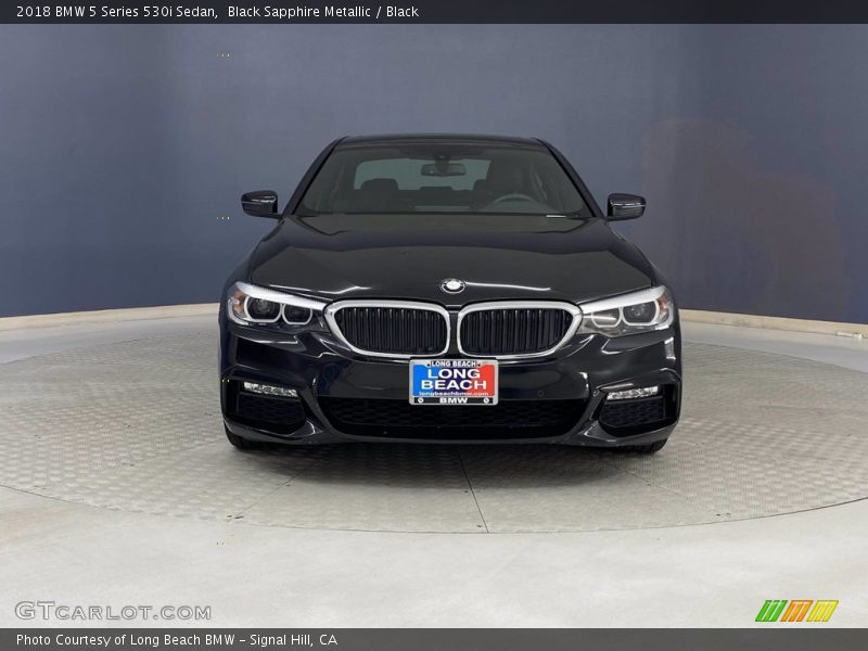 Black Sapphire Metallic / Black 2018 BMW 5 Series 530i Sedan