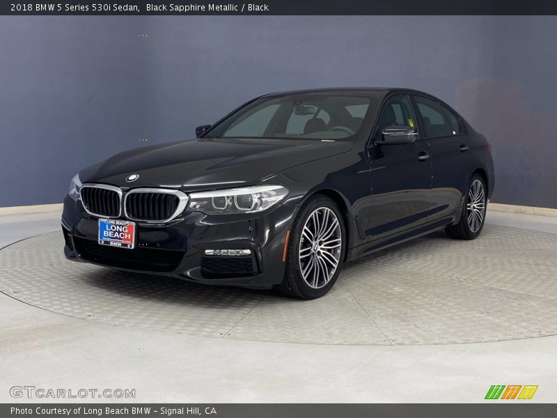 Black Sapphire Metallic / Black 2018 BMW 5 Series 530i Sedan