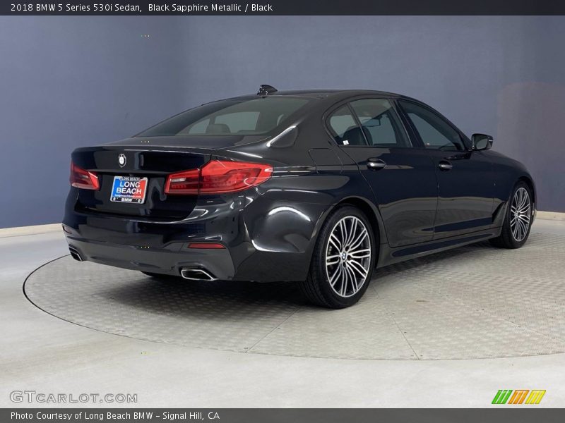 Black Sapphire Metallic / Black 2018 BMW 5 Series 530i Sedan
