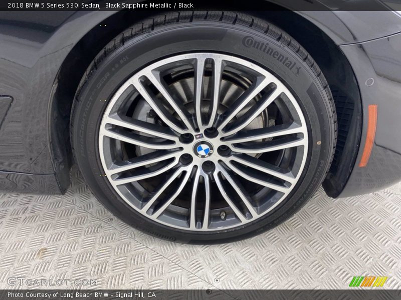 Black Sapphire Metallic / Black 2018 BMW 5 Series 530i Sedan