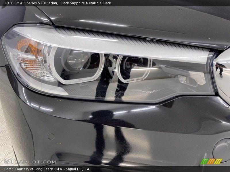 Black Sapphire Metallic / Black 2018 BMW 5 Series 530i Sedan