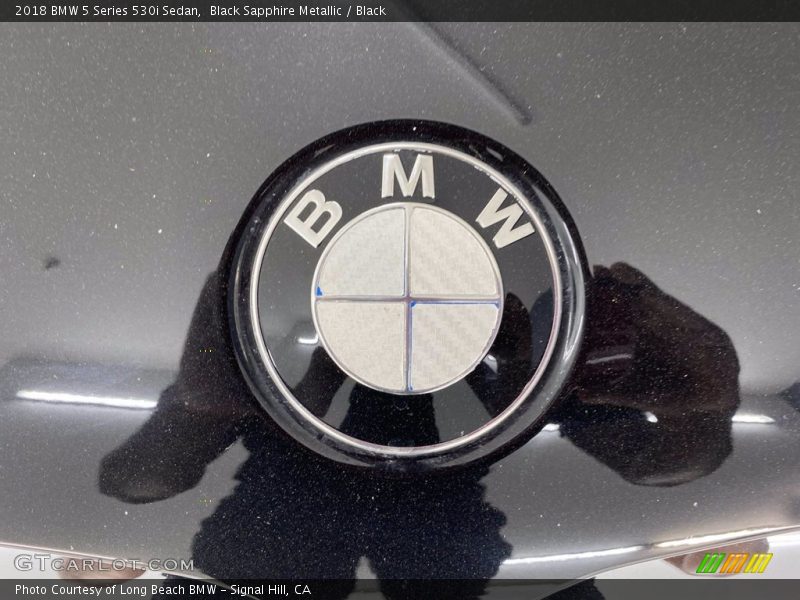 Black Sapphire Metallic / Black 2018 BMW 5 Series 530i Sedan