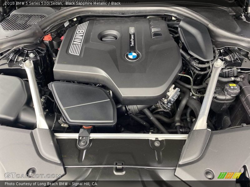 Black Sapphire Metallic / Black 2018 BMW 5 Series 530i Sedan